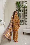 3 PIECE – PRINTED LUXURY SLUB LINEN SUIT