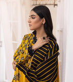 3 PIECE – PRINTED LINEN SUIT