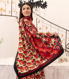 3 PIECE – PRINTED LINEN SUIT