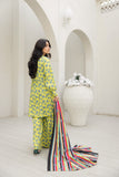 3 PIECE – PRINTED LUXURY SLUB LINEN SUIT
