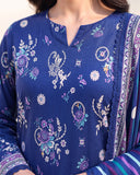Printed Viscose Winter Unstitched 3 Piece Vol 33 D 03