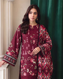 Printed Viscose Winter Unstitched 3 Piece Vol 34 D 08