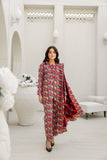 3 PIECE – PRINTED LUXURY SLUB LINEN SUIT