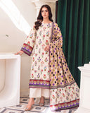 Printed Viscose Winter Unstitched 3 Piece Vol 34 D 07